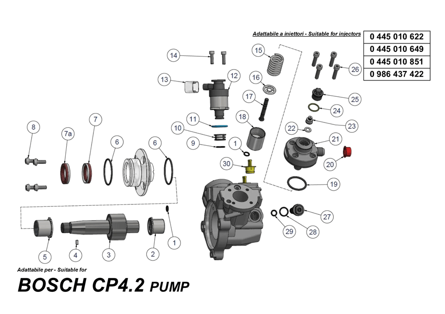 BOSCH CP4.2 PUMP 2